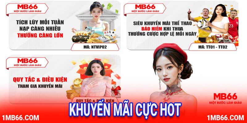 Khuyến mãi cá cược thể thao MB66 cực hot